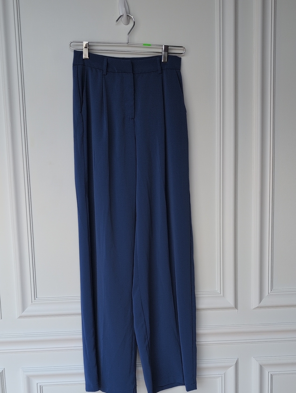 VILA Navy Wide-Leg Trousers